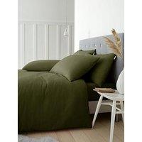 Catherine Lansfield Brushed Cotton Duvet Set- Double