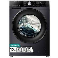 Hisense 3S Series Wf3S1243Bb3 Wifi-Enabled 12Kg Wash, 1400 Spin Washing Machine - Black