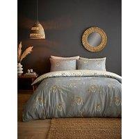 Fusion Milo Giraffe Reversible Duvet Set - Grey