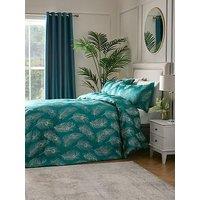 Laurence Llewelyn-Bowen Dandy Jacquard Duvet Set - Teal