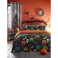 Bedlam Scary Pumpkins Halloween Duvet Set