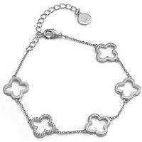 Say It With Clover Bracelet - Silver