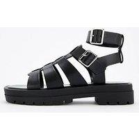 V By Very Gladiator Chunky Sandal - Black