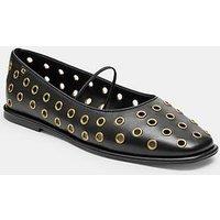 Coach Emilia Grommets Mary Jane - Black