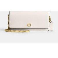 Coach Evie Leather Long Wallet With Chain
