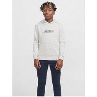 Jack & Jones Junior Boys Beau Sweat Hoodie - Grey