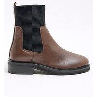 River Island Ankle Boots - Brown