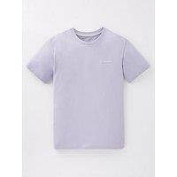 Jack & Jones Junior Boys Summer Vibes Back Print Short Sleeve Tshirt - Lilac