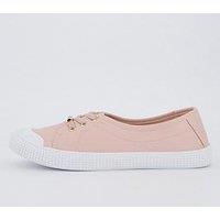 Everyday Standard Fit Elastic Lace Pump - Blush
