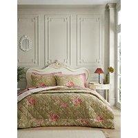 Bridgerton By Catherine Lansfield Penelope Floral Bedspread Throw