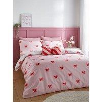 Sassy B Dotty Bows Duvet Cover Set - Pink