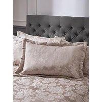 Catherine Lansfield Damask Jacquard Pillow Pair - Champagne