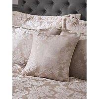 Catherine Lansfield Damask Jacquard Filled Cushion 43 X 43Cm - Champagne