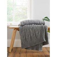 Bianca Cable Knit Throw