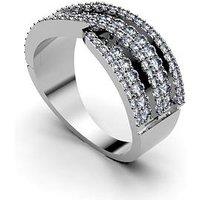 Moissanite 9Kw Moissanite Multi Band Twist Ring