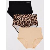 Everybody 3Pk High Waisted Cotton Briefs