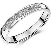 The Love Collection 9Ct White Gold Diamond Wedding Ring