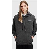 Allsaints Underground Overhead Hoodie - Grey