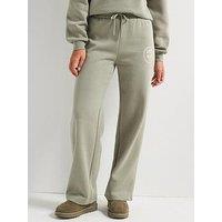 V By Very Co Ord Wide Leg Graphic - Sage