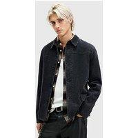 Allsaints Mission Cord Western Shacket - Black