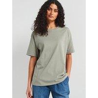 V By Very Essential Oversized T-Shirt - Green