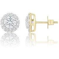 Love Diamond Diamond Stud Halo Earrings G Vs+ Lab Grown