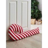 Catherine Lansfield Christmas Candy Cane Draught Excluder