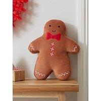 Catherine Lansfield Christmas Gingerbread 3D Cushion