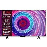 Tcl 43Rc650K Roku Tv, 43-Inch, 4K Ultra Hd Hdr, Qled Tv