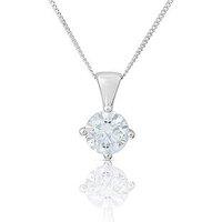 Love Diamond Diamond Solitaire Pendant Necklace G Vs+ Lab Grown