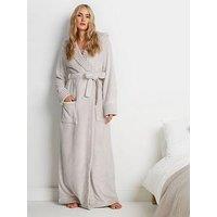 Long Tall Sally Tall Rib Trim Hooded Maxi Robe