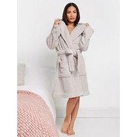 Pixiegirl Petite Honeycomb Shorty Hooded Robe