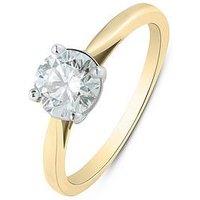 Love Diamond 1Ct Round Diamond Solitaire Ring G Vs+ Lab Grown