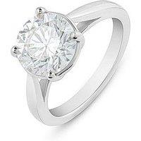 Love Diamond 3Ct Round Diamond Solitaire Ring G Vs+ Lab Grown