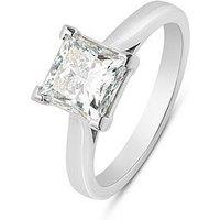 Love Diamond 2Ct Princess Cut Diamond Solitaire Ring G Vs+ Lab Grown