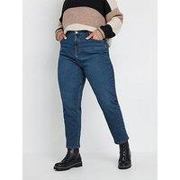 Yours Curve Mom Jean - Blue
