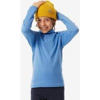 Decathlon Kids' Ski 500 Neck Baselayer Top - Blue
