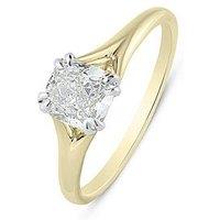 Love Diamond 1Ct Cushion Shaped Diamond Solitaire Ring G Vs+ Lab Grown