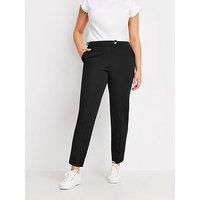 M&Co Petite Tapered Trouser - Black