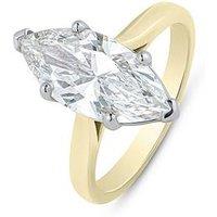 Love Diamond 3Ct Marquise Diamond Solitaire Ring G Vs+ Lab Grown