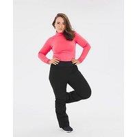 Decathlon Women'S Slim Ski Trousers 500 - Black