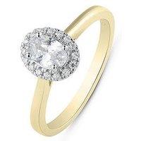 Love Diamond Oval Diamond Solitaire Ring G Vs+ Lab Grown