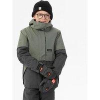 Decathlon Boys' 500 Snowboard Jacket - Grey