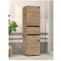 Dorel Home Wisla Bathroom Storage Midi Cabinet - Viking Oak