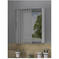 Dorel Home Wisla Mirrored Wall Cabinet - White