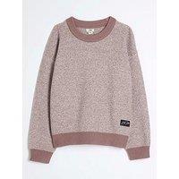 River Island Older Boy Speckled Jumper - Pink