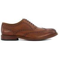 Dune London Solihull Brogue Shoe - Brown