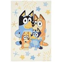 Bluey Family Sherpa Blanket- 100 X 150Cm - Multi