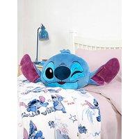 Lilo & Stitch Stitch Head Shaped Cushion- 48 X 32Cm - Blue
