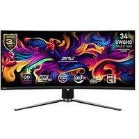 Msi Mpg 341Cqpx Qd-Oled 34-Inch, Uwqhd, 240Hz, Adaptive-Sync Curved Gaming Monitor